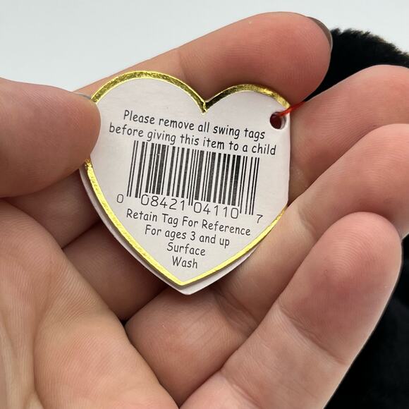 TY Beanie Baby Doby Doberman Dog PE Pellets Vintage Collectible - Picture 2 of 7